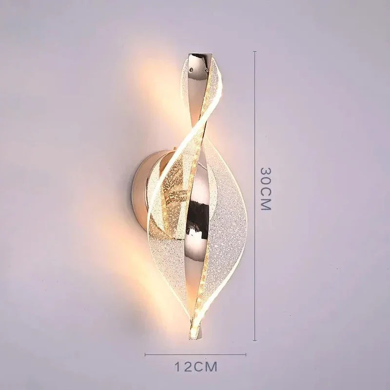 Stylish LED Wall Lamp with Color Changing Light
