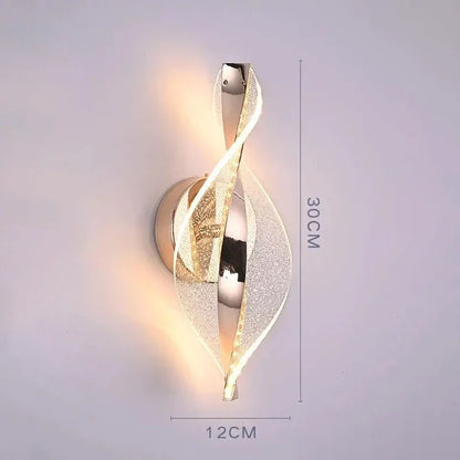 Stylish LED Wall Lamp with Color Changing Light