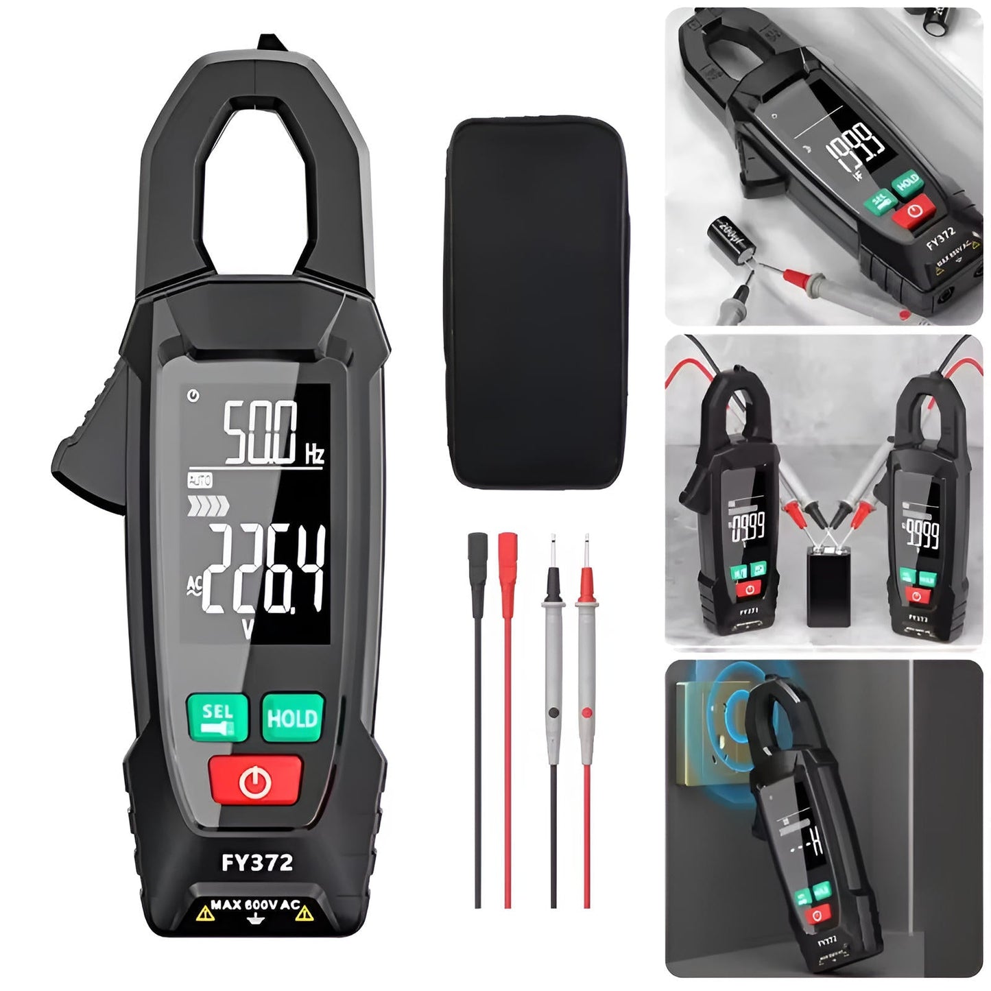 Digital AC DC Current Clamp Meter