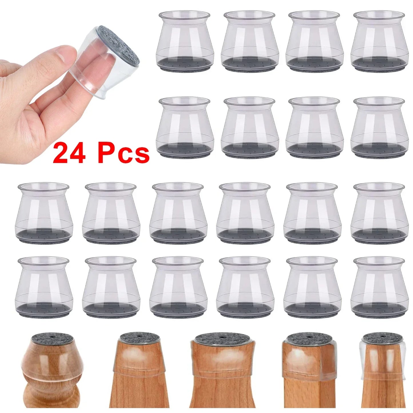 Soft Silicone Chair Leg Floor Saver
