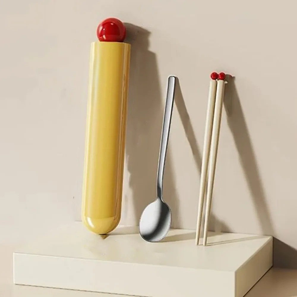 Compact Reusable Travel Chopstick Utensil Set