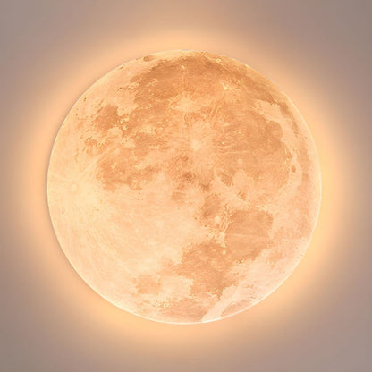 Round Modern Ceiling Lamp Warm Soft Lighting