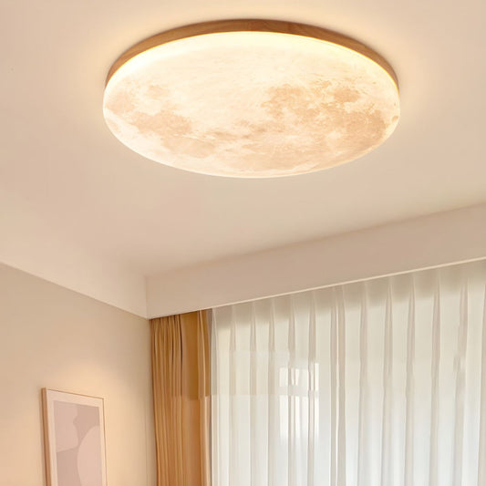 Round Modern Ceiling Lamp Warm Soft Lighting - Halri
