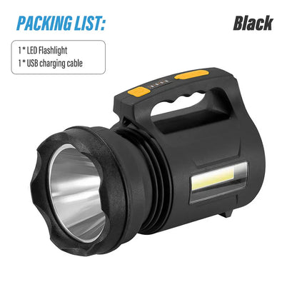 Bright LED Rechargeable Handheld Flashlight