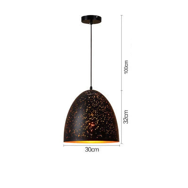 Rustic Metal Pendant Light in Modern Industrial Style