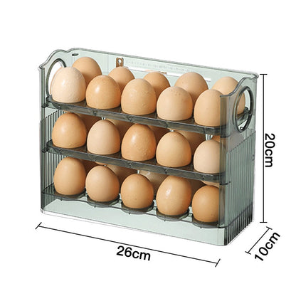 Space Saving Folding Egg Holder Rack