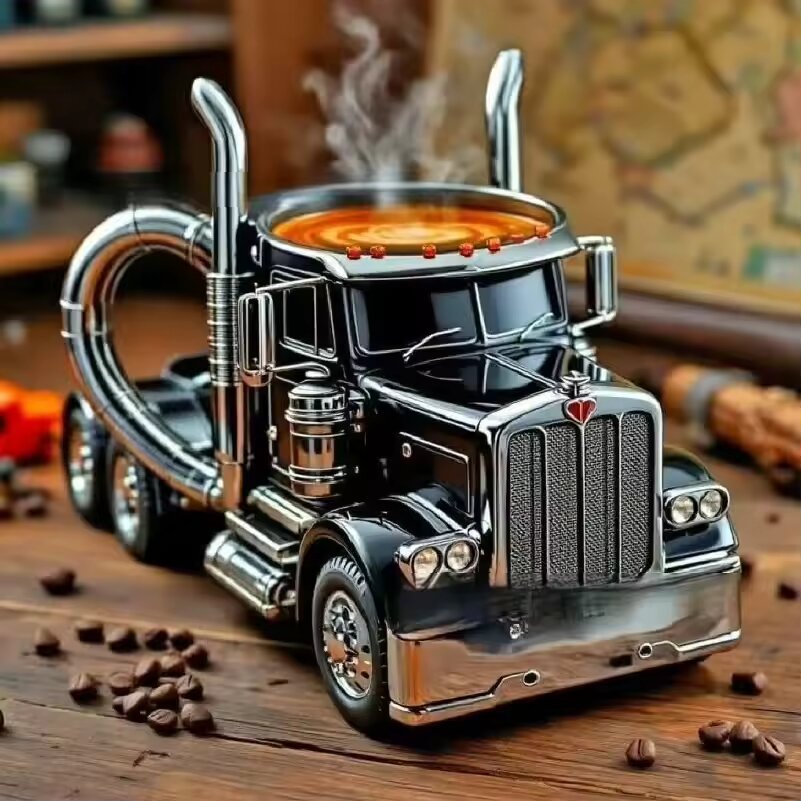 Retro Coffee Truck Driver Mug