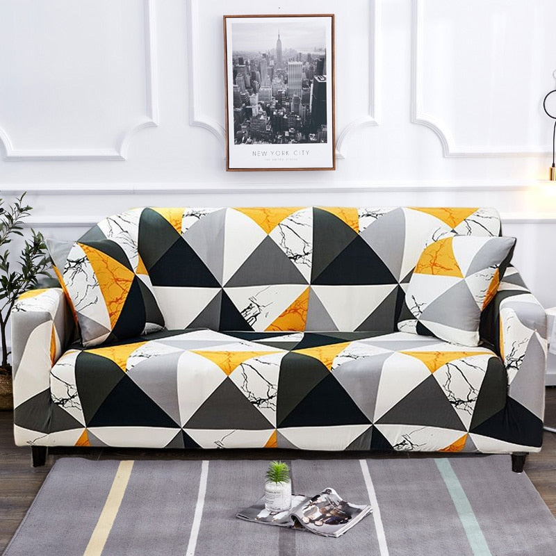 Stylish Slip Resistant Stretch Sofa Protector