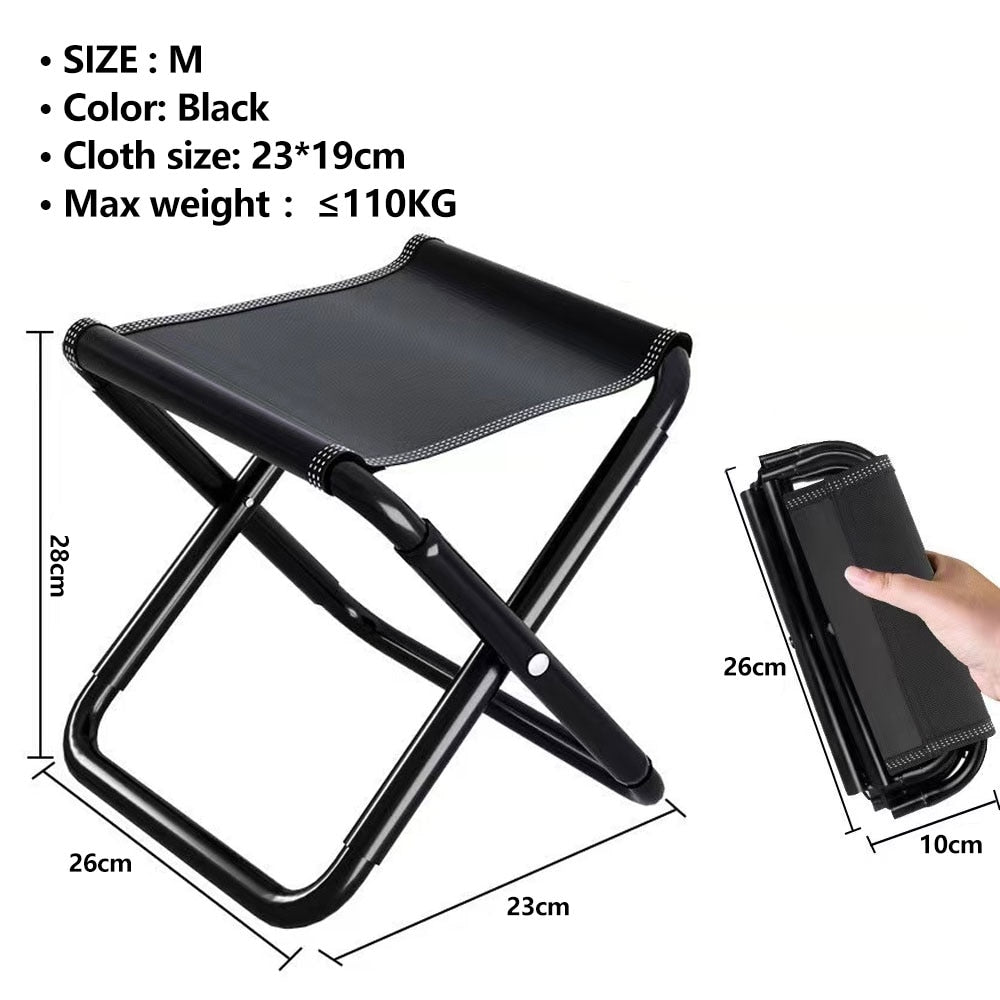 Portable Compact Folding Camping Stool - Halri