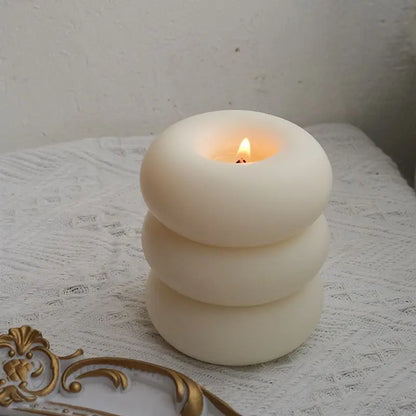Relaxing Donut Scented Smokeless Candle