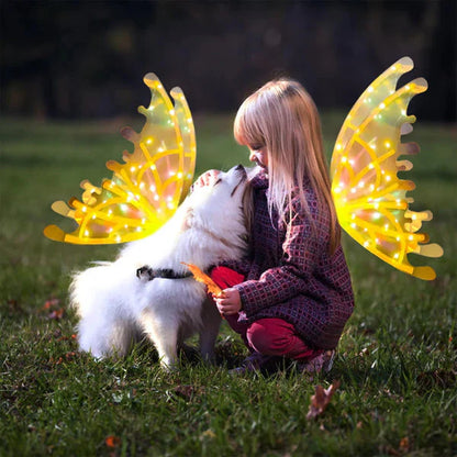 Bright LED Wing Costume for Kids and Adults