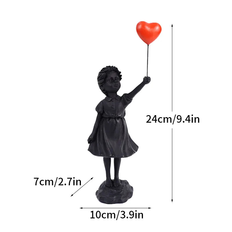 Banksy Figurines | Pop Art Decor | Modern Home Accents
