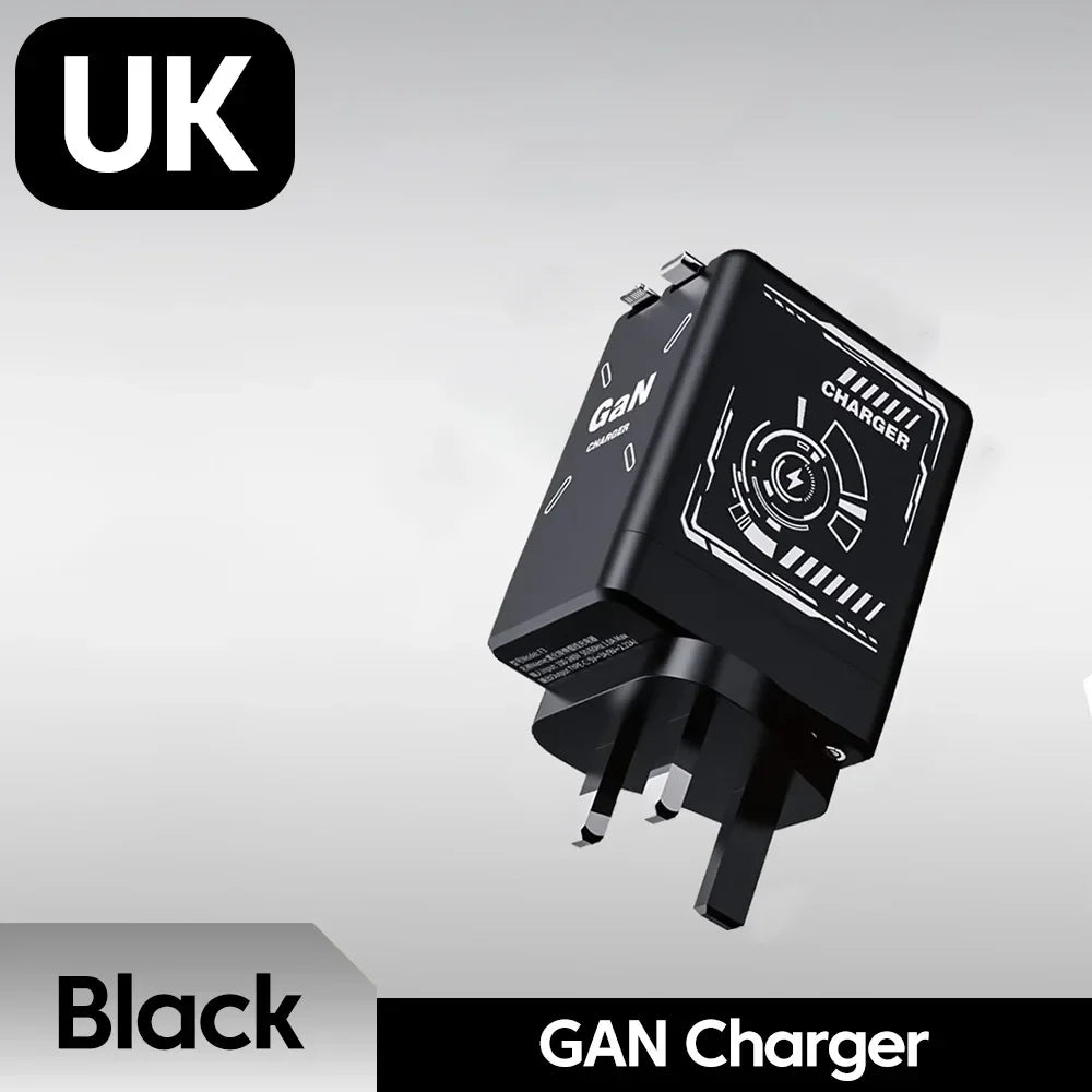 Quick 120W Portable Retractable Charger