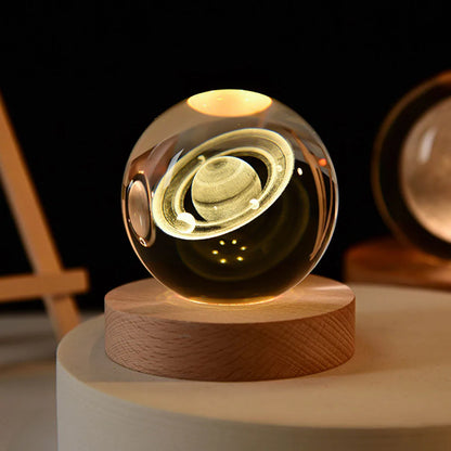 Colorful 3D Planet Globe Lamp