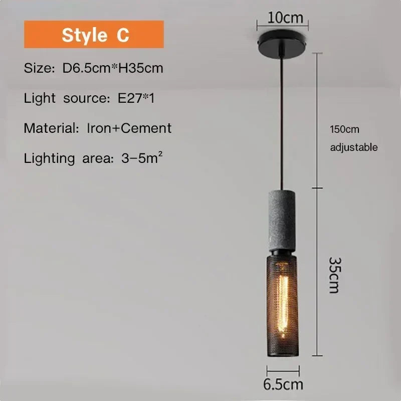 Vintage Farmhouse Pendant Light