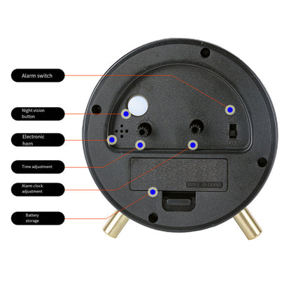 Quiet Modern Table Clock