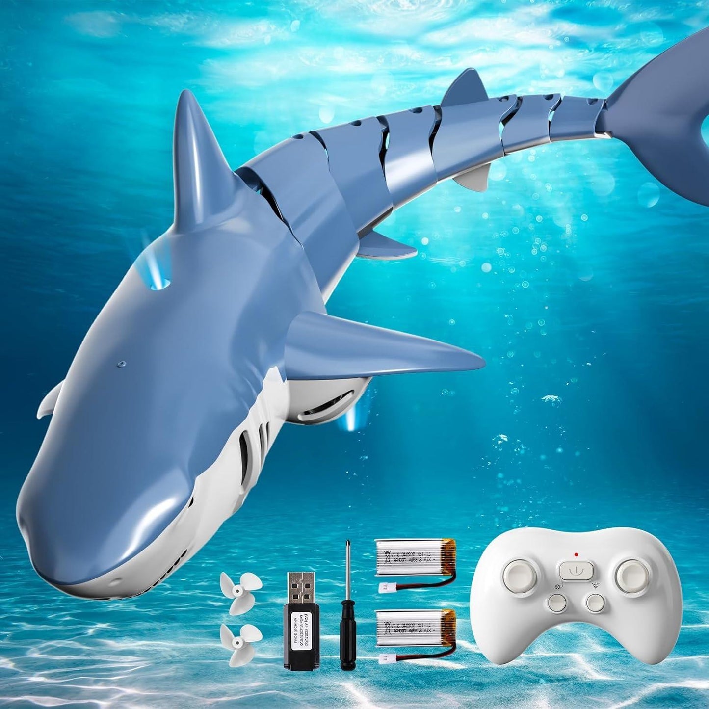 Fun Remote Control Shark Water Gun Toy - Halri