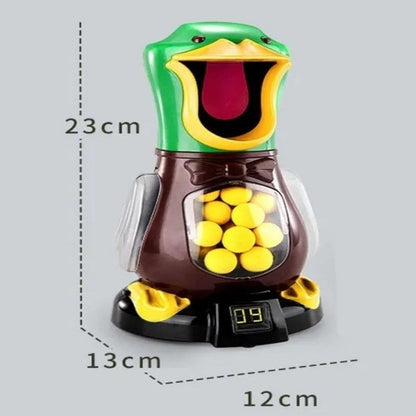 Shooting Duck Toy with Safe EVA Foam Balls, Electronic LCD Scoreboard, Safe for Ages 3+