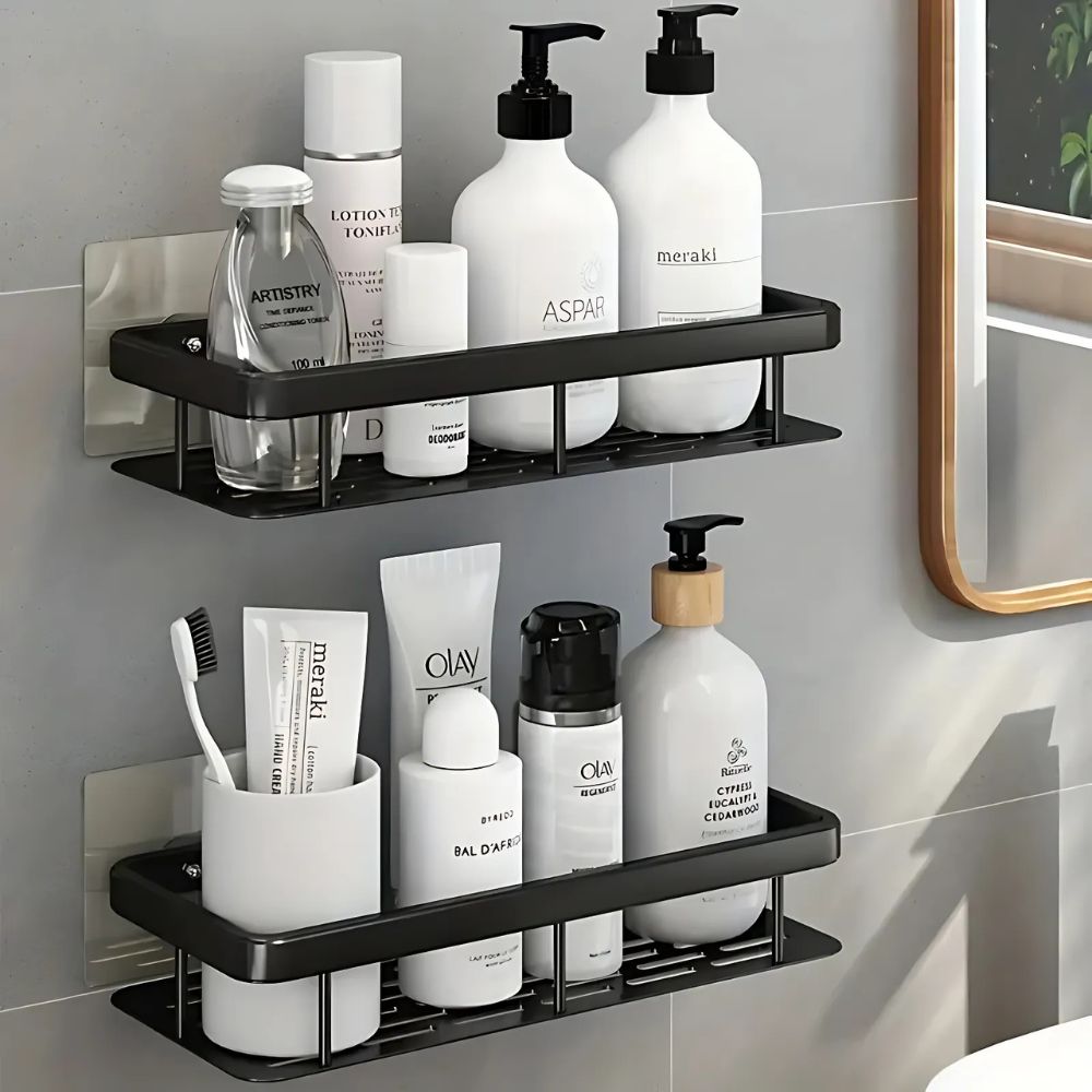 Sturdy Bathroom Shower Shelf Storage Rack - Halri
