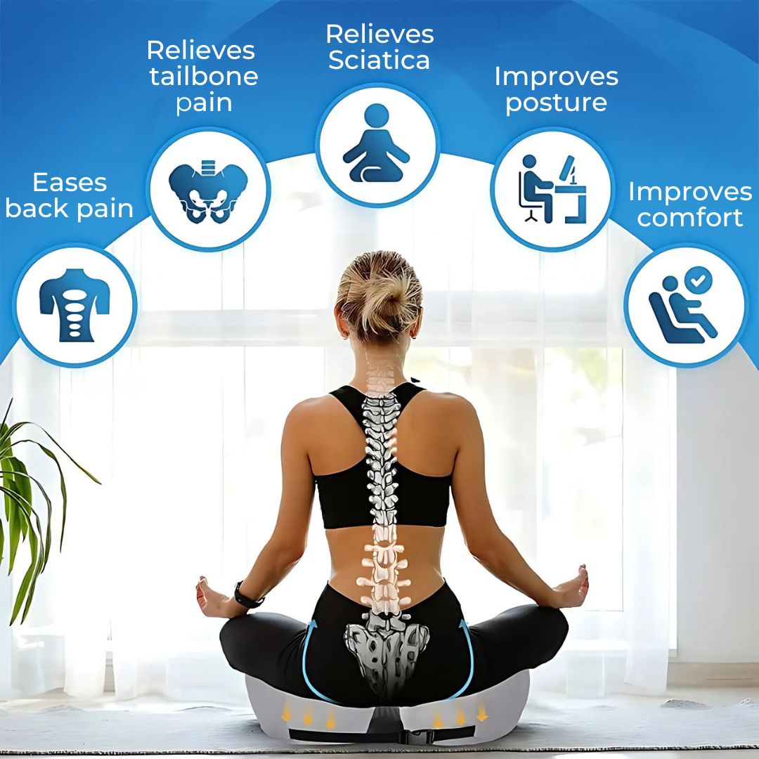 Comfortable Office Chair Seat Cushion for Back Support