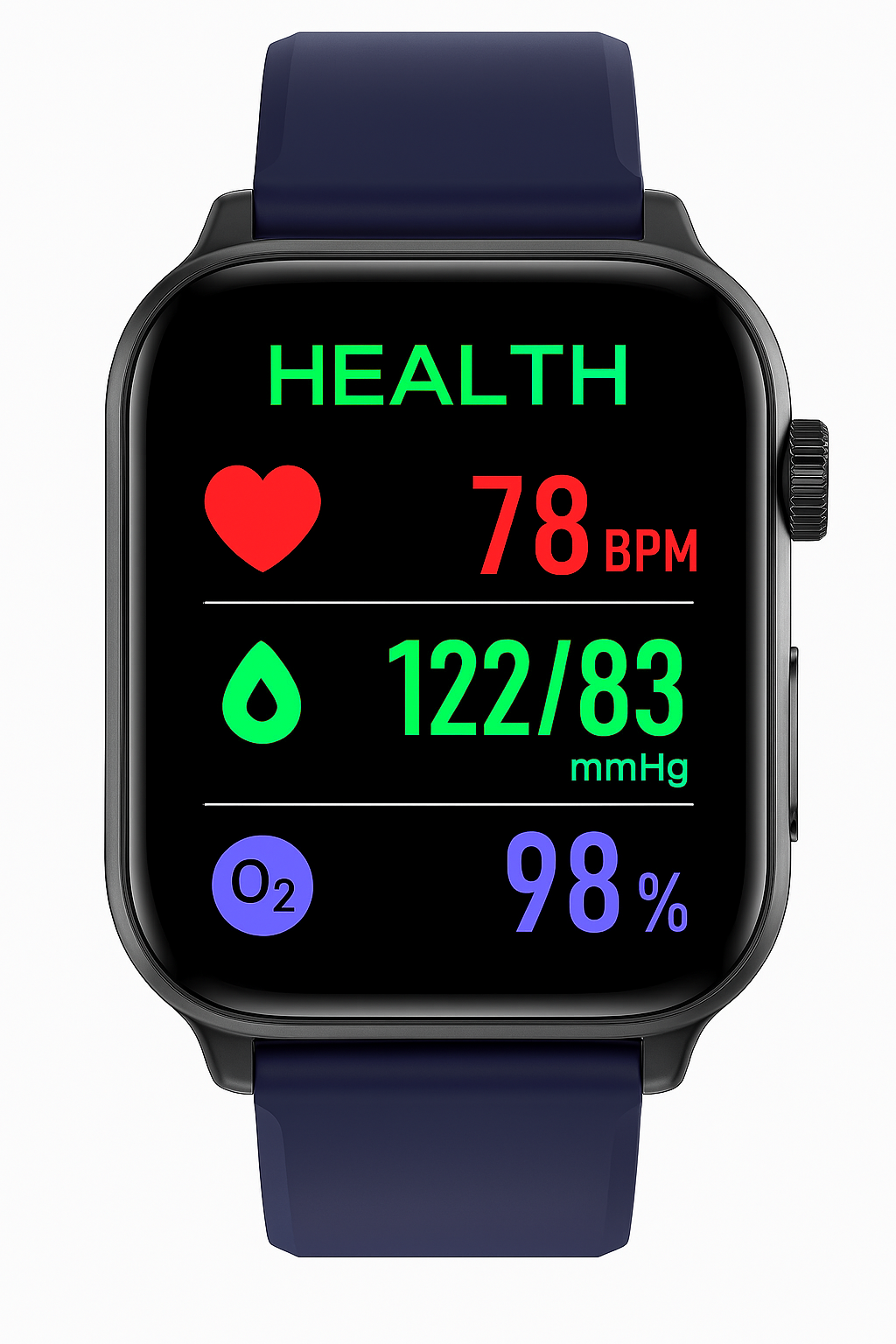 Advanced Fitness Tracker with ECG and BP Monitor
