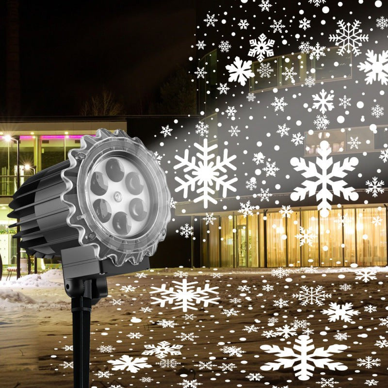 Colorful Outdoor LED Snow Projector Lights Waterproof - Halri