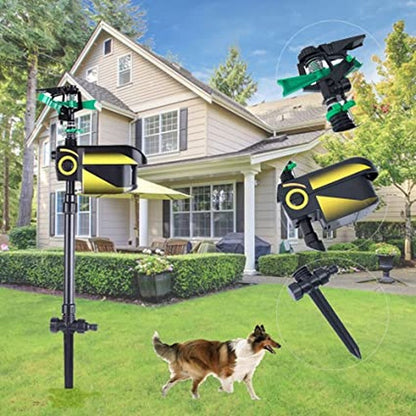 Outdoor Motion Sensor Sprinkler Repels Pests with Water Jet - Halri