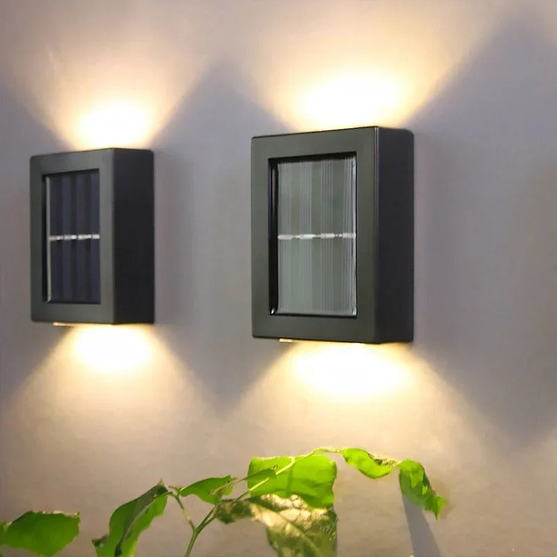 Bright Wireless Outdoor Solar Powered Wall Lights