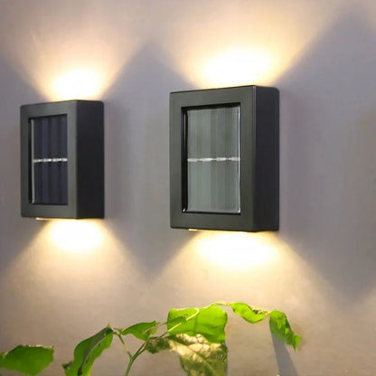 Bright Wireless Outdoor Solar Powered Wall Lights