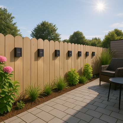 Bright Wireless Outdoor Solar Powered Wall Lights