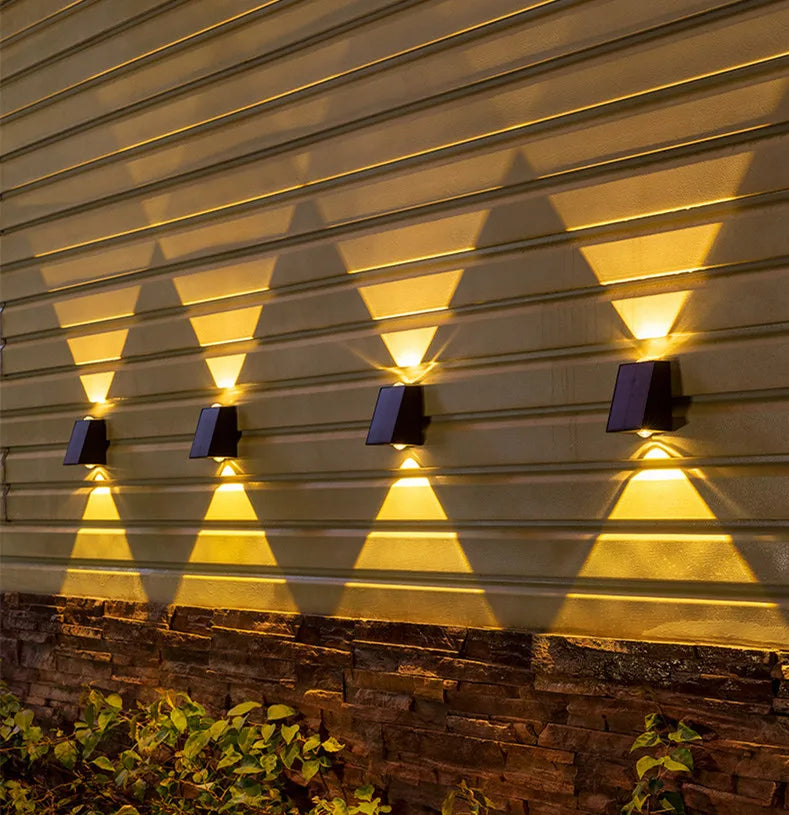 Solar LED Outdoor Wall Lights, IP65 Waterproof, Easy Installation, Automatic Dusk to Dawn Lighting, Eco-Friendly for Garden and Patio 5