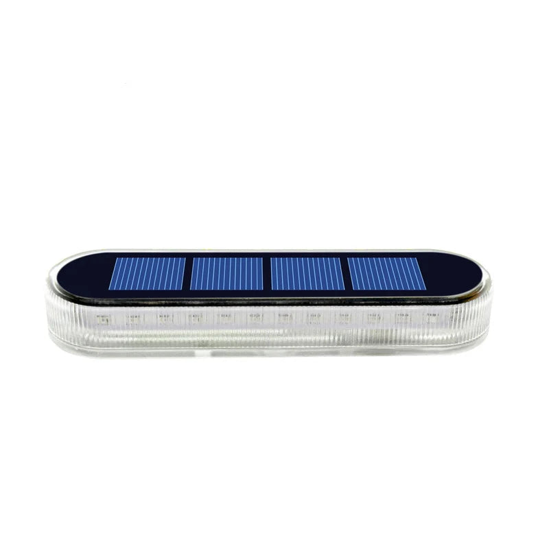 Solar Step Light with 30 LEDs – IP68 Waterproof Outdoor Solar Stair Lights in Warm White, Cool White, and Blue 0