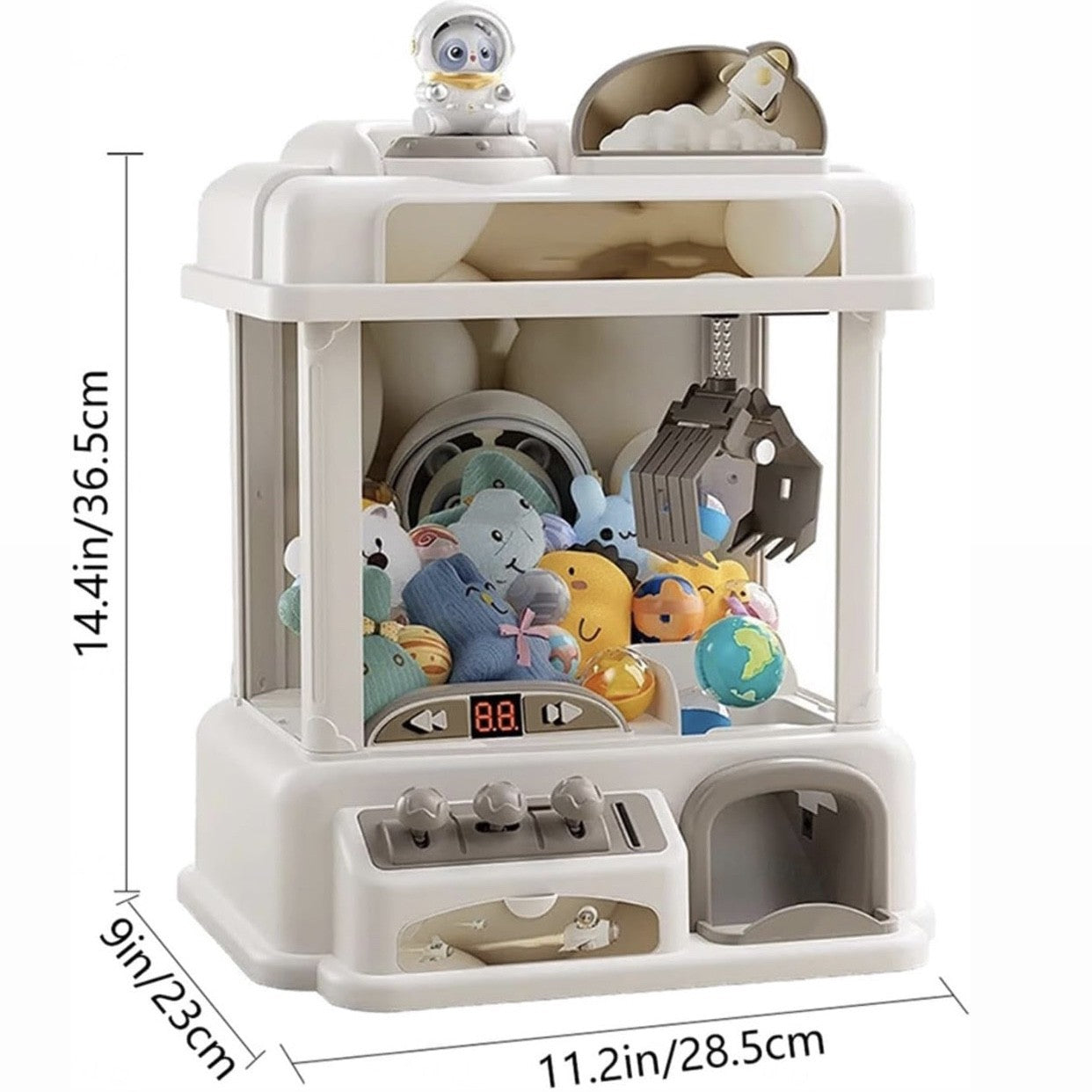 Space Adventure Claw Machine – Exciting Play Fun for Children with Plenty of Prizes Included, Safe for Ages 3+