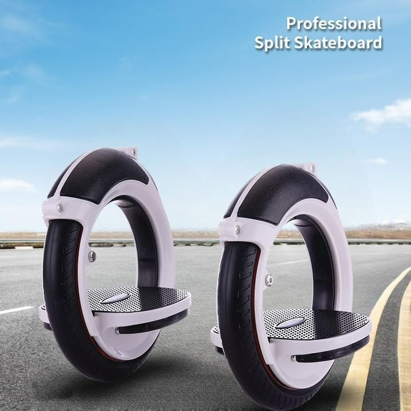 Sports Double Wheel Foot Pedal Skateboard – Non-Electric PU Wheel Roller Skates for Adults, Creative Scooter Gift for Christmas and Halloween