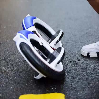 Sports Double Wheel Foot Pedal Skateboard – Non-Electric PU Wheel Roller Skates for Adults, Creative Scooter Gift for Christmas and Halloween