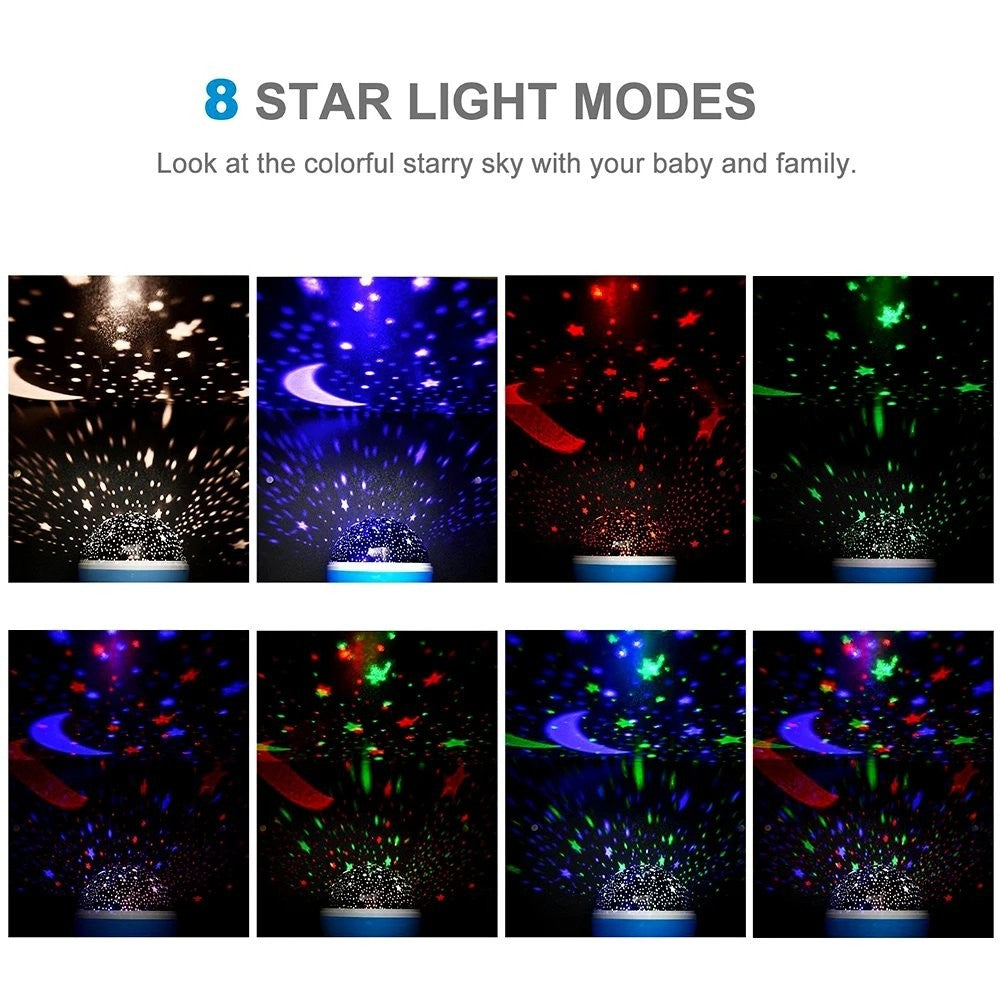Star Projector Lamp - Night Sky Light - Relaxing Bedroom Decor