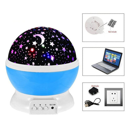 Star Projector Lamp - Night Sky Light - Relaxing Bedroom Decor