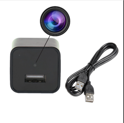 Compact 1080P Hidden Spy Camera Wall Charger