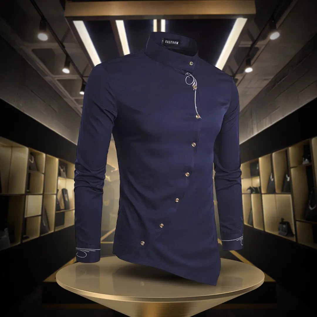 Fashionable Fit Long Sleeve Dress Shirt