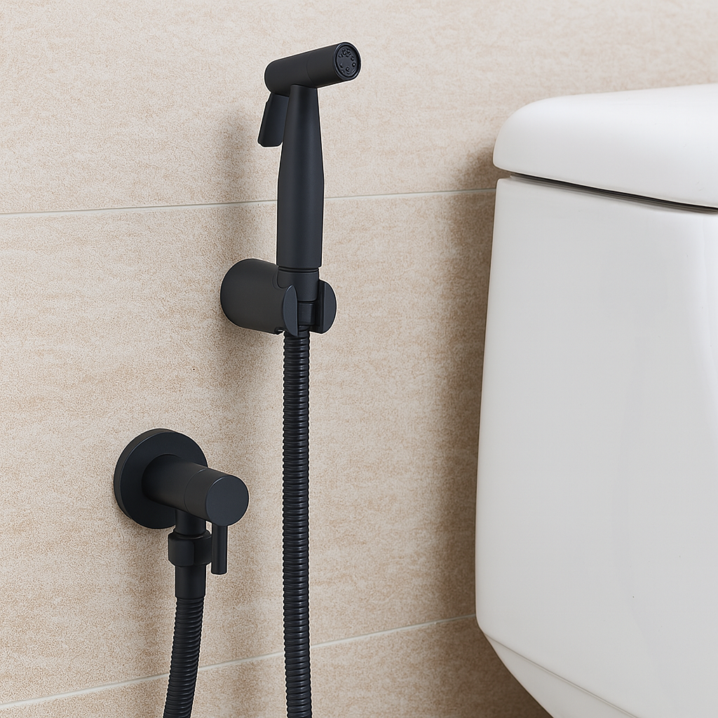 Premium Stainless Steel Bidet Shower Head with Wall Mount