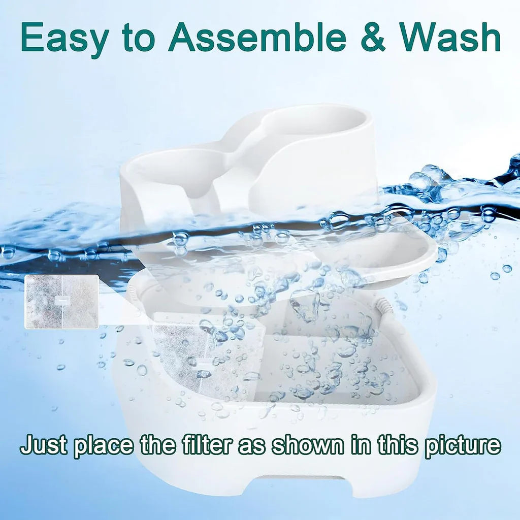 Automatic Water Fountain for Cats and Dogs