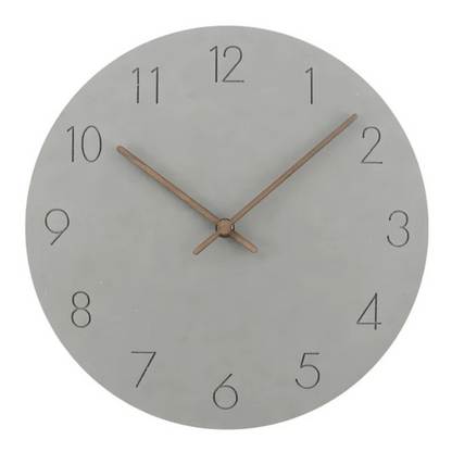 Stylish Wooden Wall Clock - Modern Minimalist Design for Home Decor - Silent Quartz Movement, 30x30cm 8