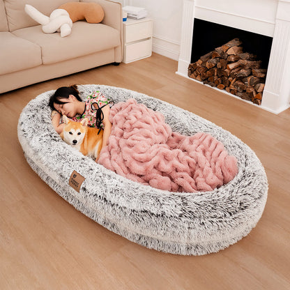Extra Large Plush Orthopedic Dog Bed