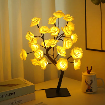 Beautiful Pink Desk Lamp - Soft Warm Lighting