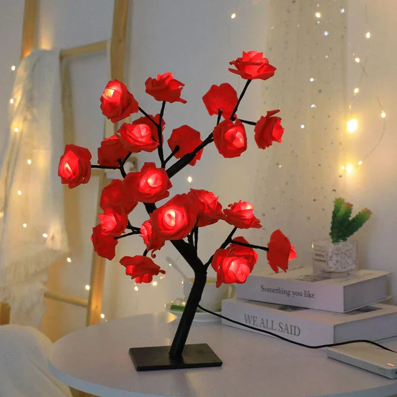 Beautiful Pink Desk Lamp - Soft Warm Lighting - Halri
