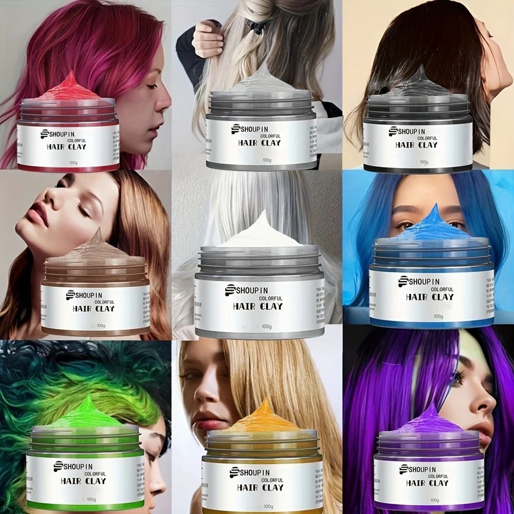 Vibrant Hair Color Wax for Daily Styling and Cosplay - Halri