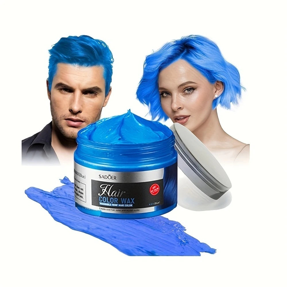 Temporary Hair Color Wax With Colors, Styles, Adds Light Shine & Covers Grays For Daily Party Cosplay Halloween DIY