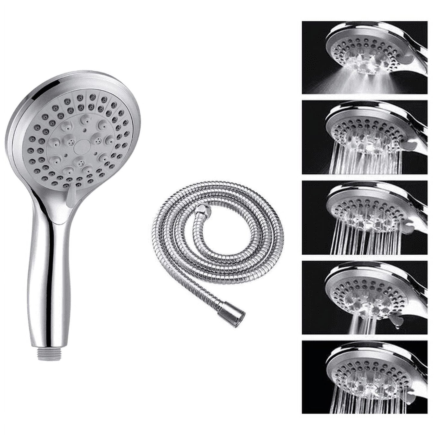 Powerful Shower Head with Long 5ft Hose - Halri