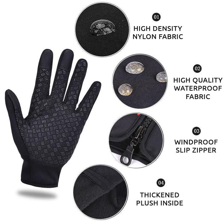 Warm Touch Electric Gloves for Skiing and Cycling
