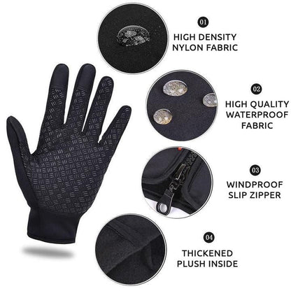 Warm Touch Electric Gloves for Skiing and Cycling